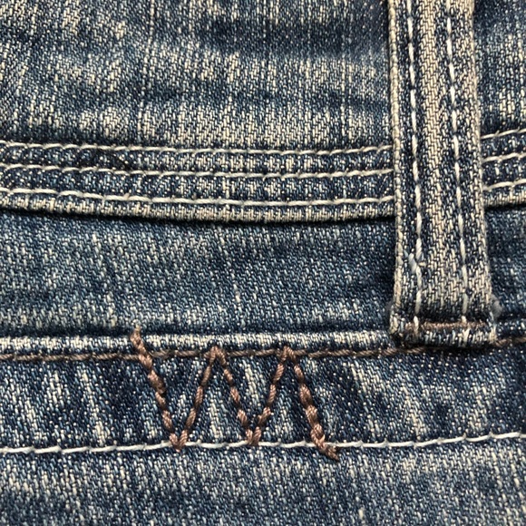 Denim Blue Women’s Jeans Buffalo Shop Stretch Stone wash low cut boot cut flare - Picture 9 of 12